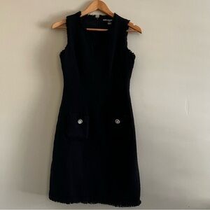 Black Tweed Karl Lagerfeld Dress
